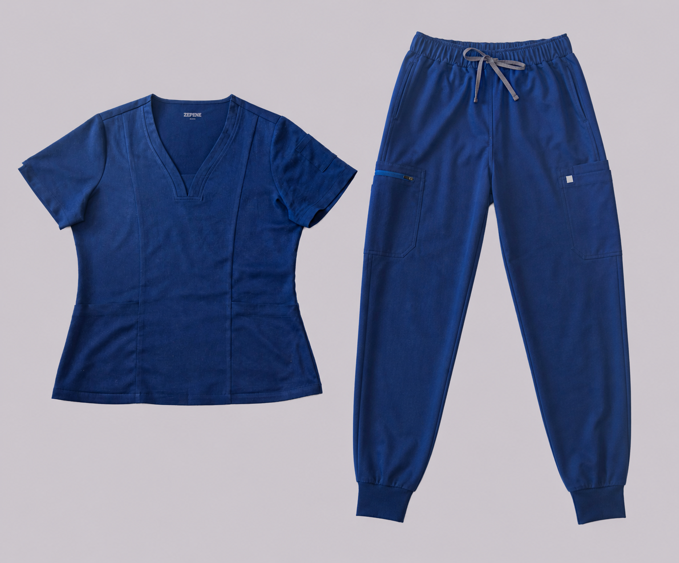 8-Pocket Scrub Set Built for Long Shifts