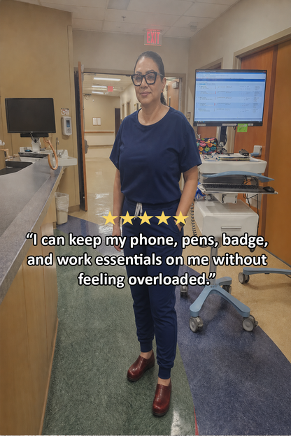 8-Pocket Scrub Set Built for Long Shifts